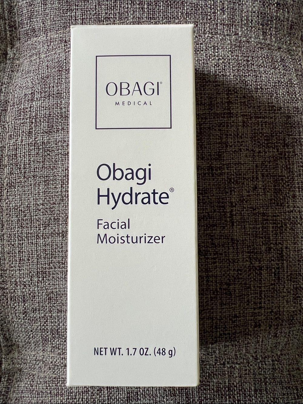 Obagi Hydrate Facial Moisturizer — White with Navy Text